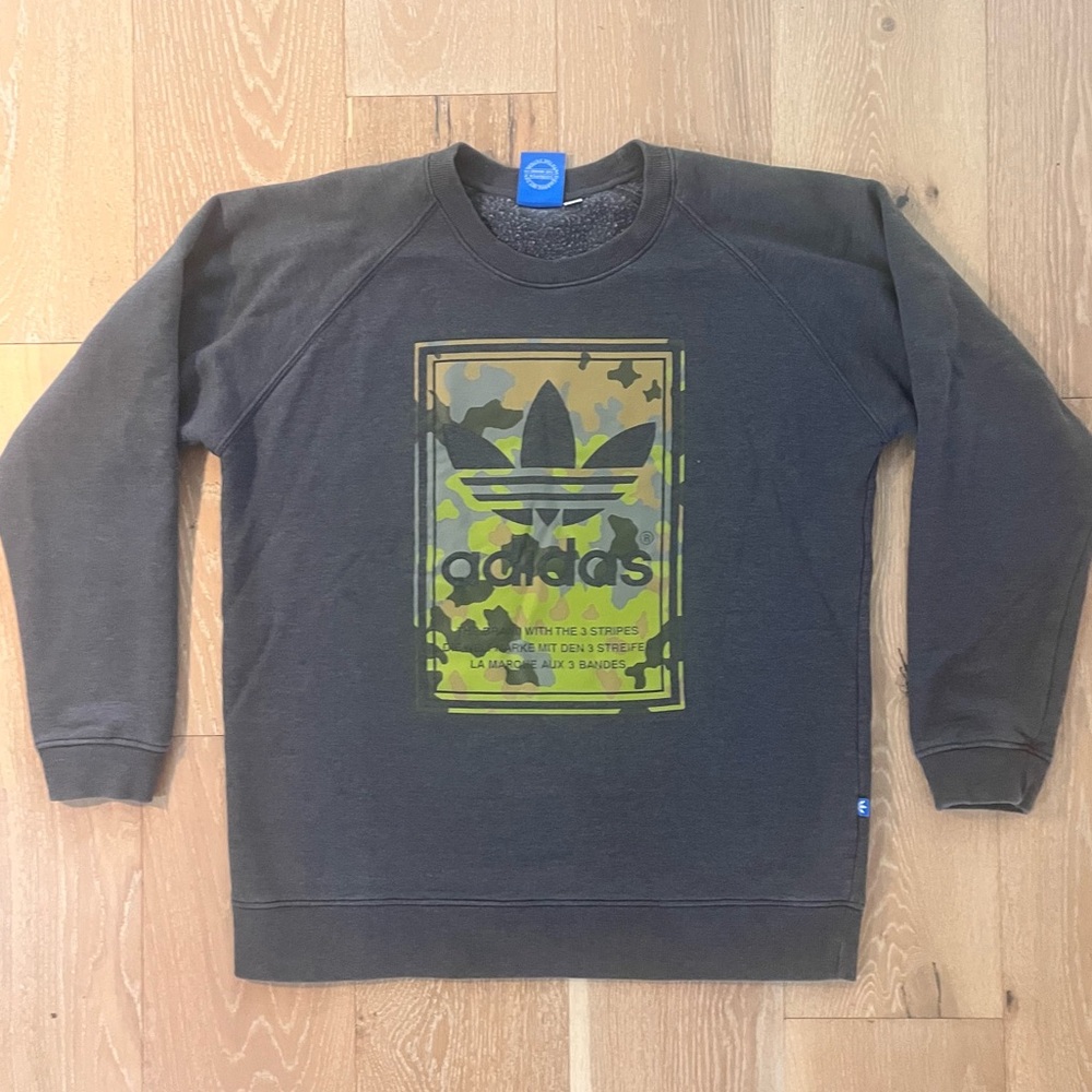 Adidas Camo Sweatshirt - Picture 2 of 9